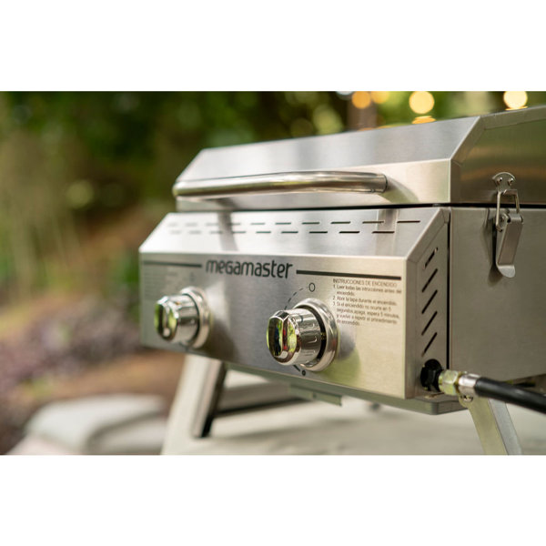 Megamaster 2 Burner Tabletop Gas Grill & Reviews Wayfair